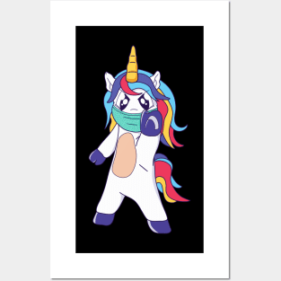 Social Distancing Unicorn Posters and Art